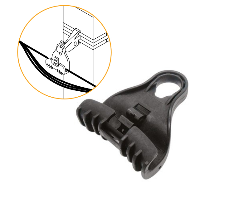 1.1B UV resistance plastic suspension clamp for ABC cable