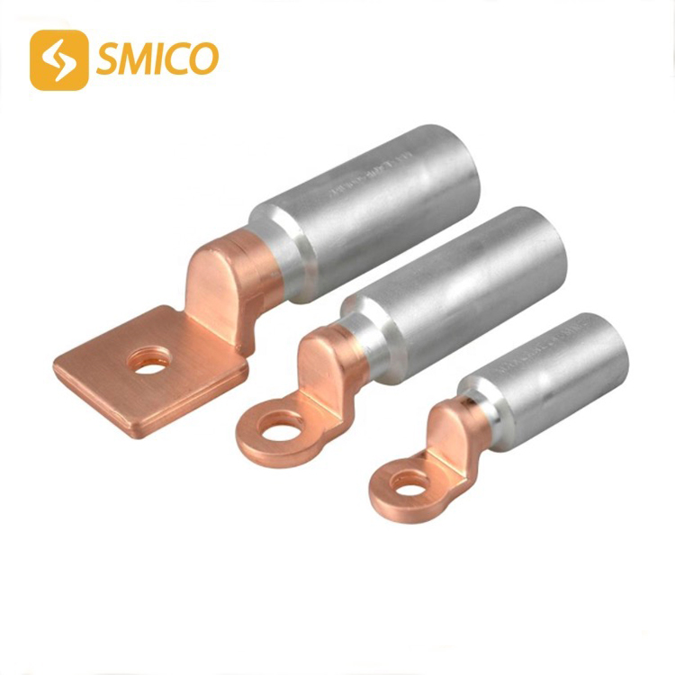 Copper aluminium cable lug connecting terminal