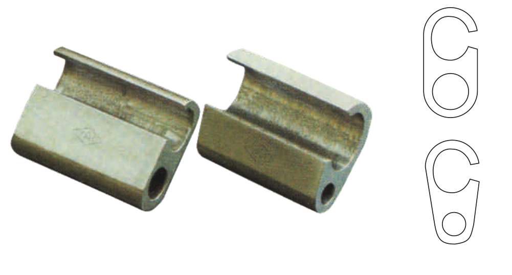 CPTG type 1 or 2  holes press type connector accessories